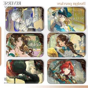 重1999兔毛手袋玛丽安娜吧唧莫莉德尔芭妮徽章方形游戏谷子送人