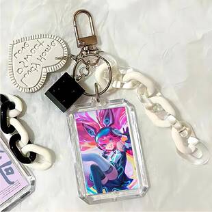 王者游戏动漫荣耀周边皮肤挂件安琪拉弈星西施马超瑶神离钥匙扣