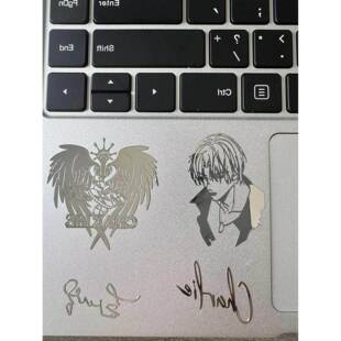 光与夜之恋周边金属贴陆沉齐司礼签名手机电脑笔记本耳机装饰贴纸
