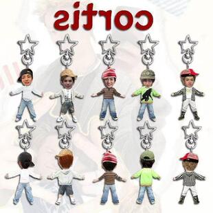 cortis周边星星钥匙扣创意挂件老鼠干高颜值搞怪应援物料学生饰品