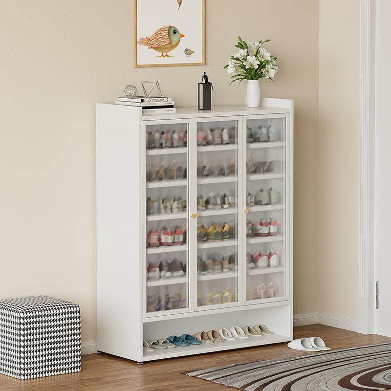 家用门口鞋架子钢制简易室内多层收纳架铁艺大容量省空间防尘鞋柜