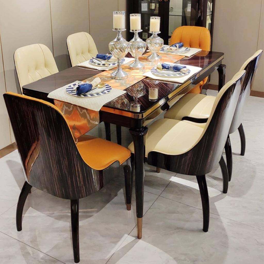 式轻奢实木长餐桌真皮餐椅宾利一桌六椅组合大小户型简约餐桌椅,纺织面料/辅料/配套,纺织机械配件,淘宝优惠券,粉丝福利购,淘宝优惠卷