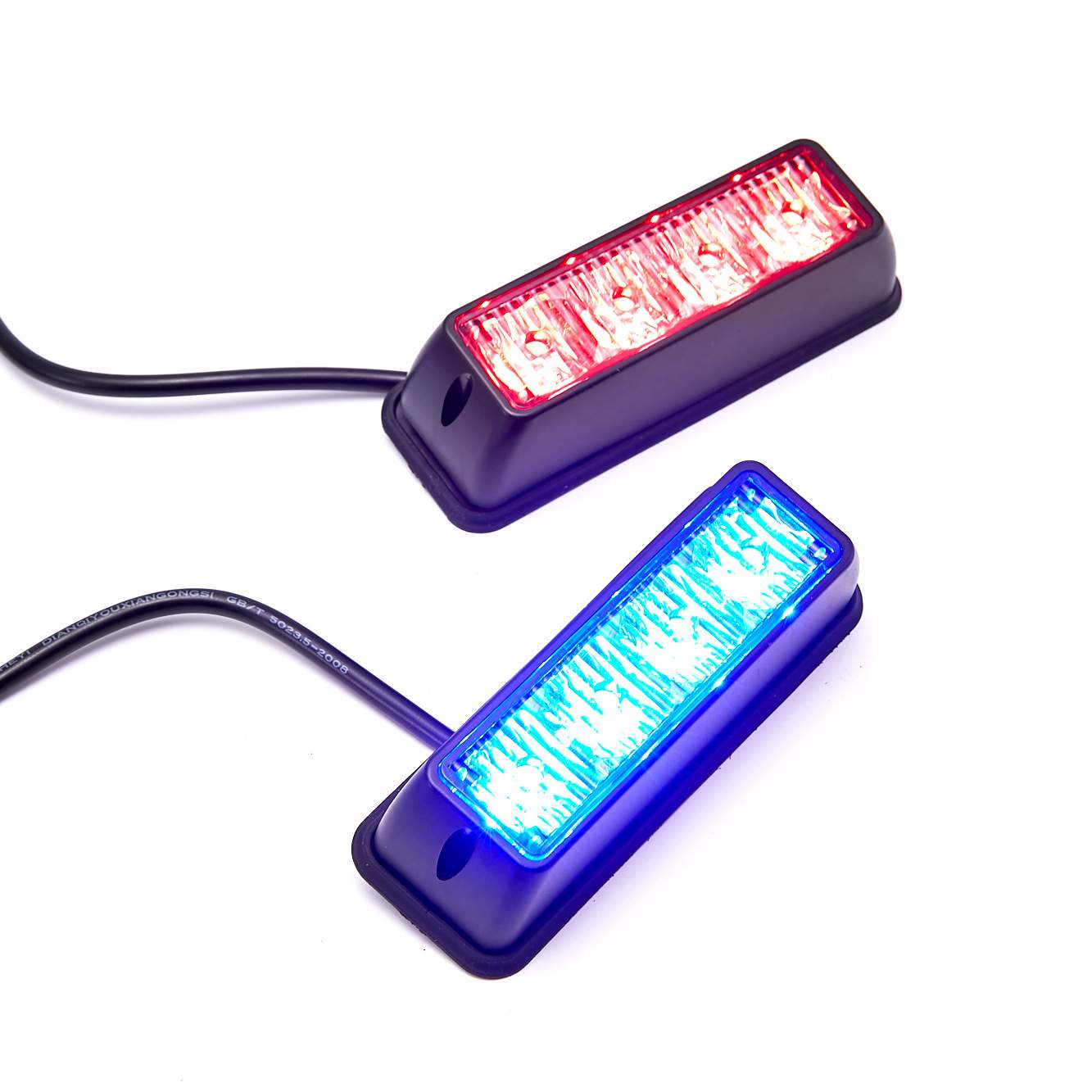 ：汽车爆闪信号灯改装频闪车载装饰灯中网警示灯4D1A-T10