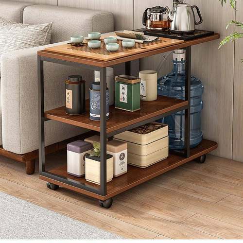 客厅茶水柜茶桌边柜沙发边柜侧边柜简约现代边桌边几小桌子置物架