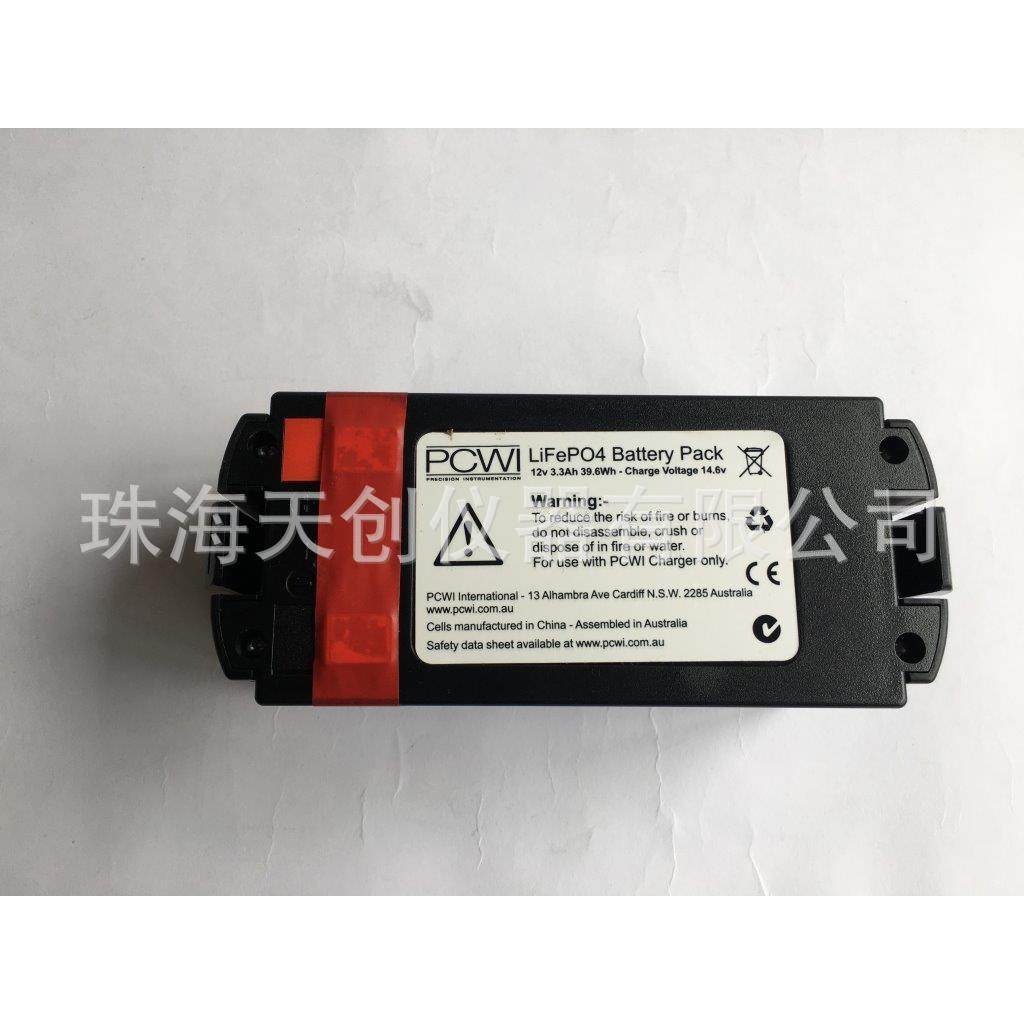 PCWI电火花检漏仪电池DC15/DC30电池12V3.3Ah39.6Wh锂铁电池