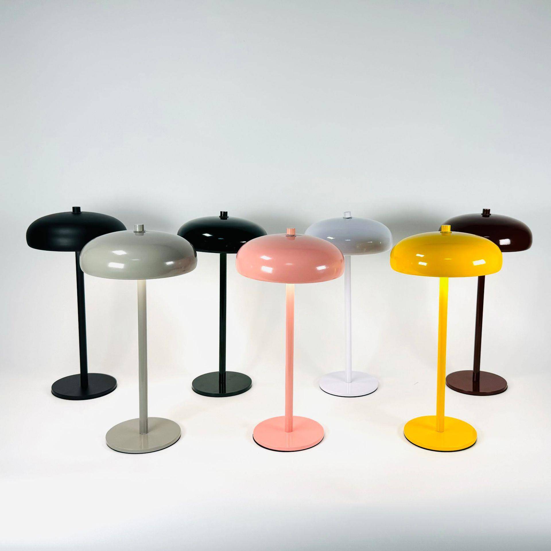 现代简约客厅卧室床头蘑菇台灯轻奢氛围感护眼调光灯装饰小夜灯