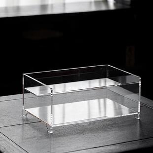 透明亚克力茶棚置物架茶具茶壶桌面收纳架博古架展示杯架