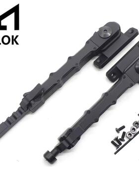 MLOK脚架黑色铝合金竹节腿M-LOK高端品质V9脚架分体脚架