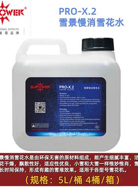 迪杰帕尔djpowerPRO-X.2雪景慢消雪花油雪花水一箱4桶/5L