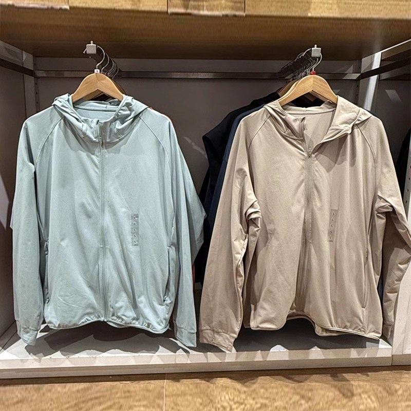 475387 夏季新款男装女装防晒衣连帽 速干高弹力拉链开衫