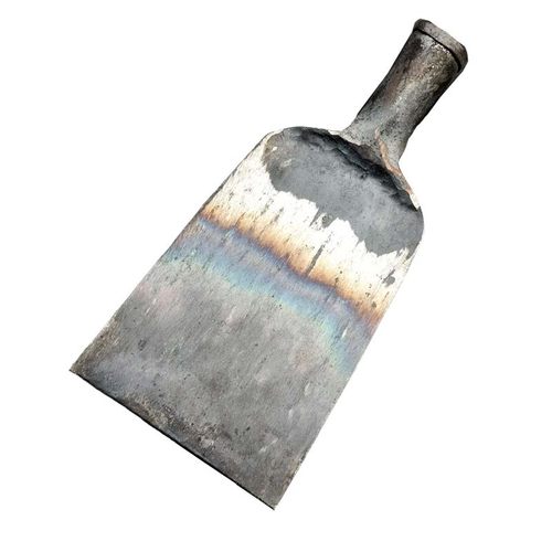 手工锻打拍戏专用古老农用工具钢锹铁杴方锹塘泥锹挖土种地铁锹铲