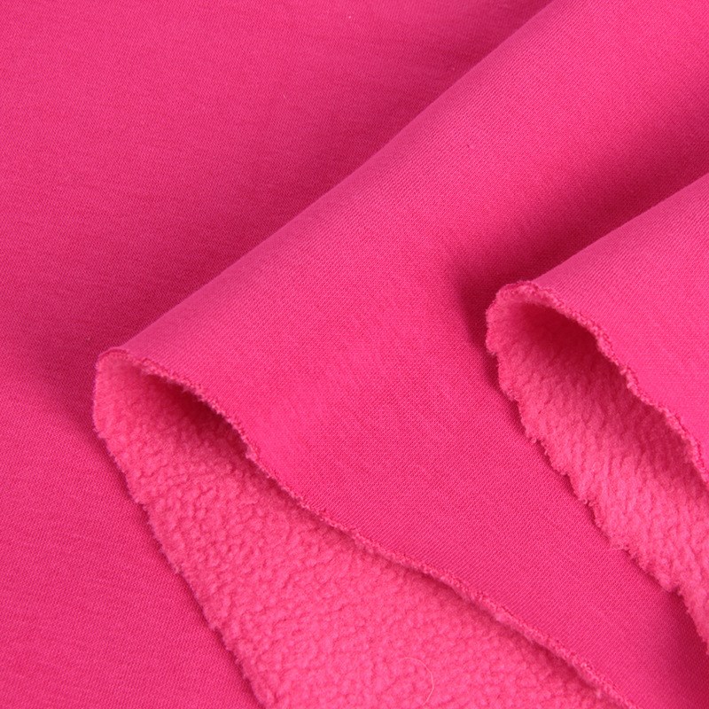 全棉摇粒欧粒美粒奥韩绒卫衣摇力颗粒绒330g加厚秋冬运动衣裤面料