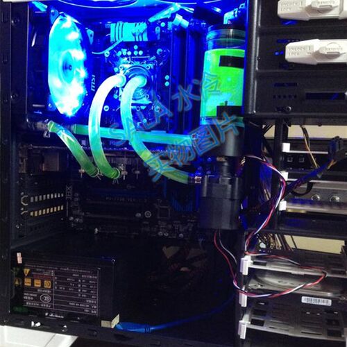 电脑水冷a散热器套装 CPU 显卡水冷头 水泵 水箱 散热排 冷排 主