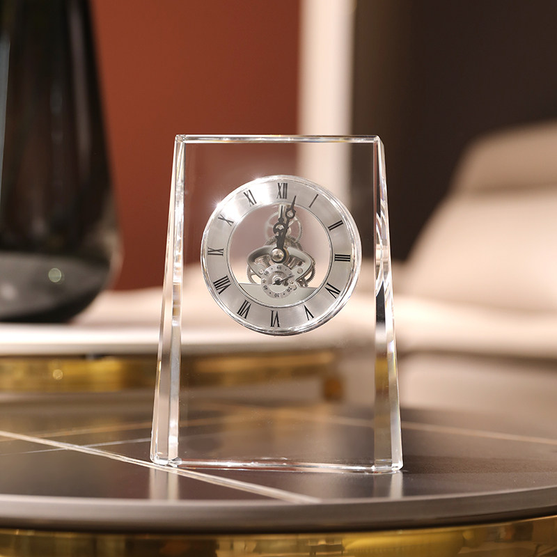 轻奢水晶座钟家用时钟客厅时尚钟表摆件办公室书桌玄关装饰摆件,家居饰品,台钟/闹钟,淘宝优惠券,粉丝福利购,淘宝优惠卷