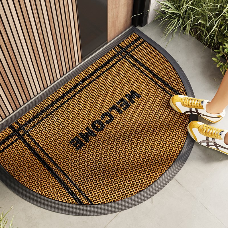 入户门地垫半圆大门口进门防滑脚垫玄关刮泥除尘地毯耐脏免洗门垫