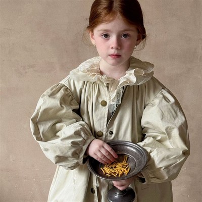 两面穿风衣外套