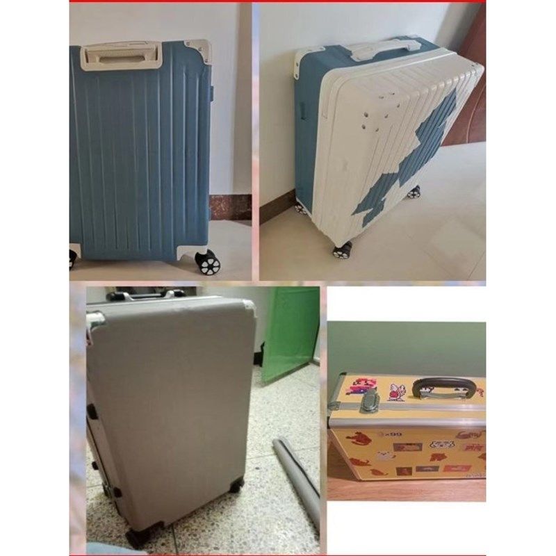 行李箱贴纸全贴整张行李箱保护膜贴行李箱改色贴膜自粘防潮翻新贴