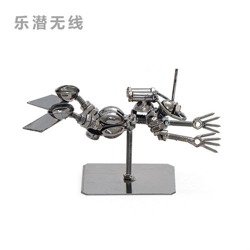 AD复古潜水员创意小铁金属人摆件潜水员礼物模型办公室桌面装饰品