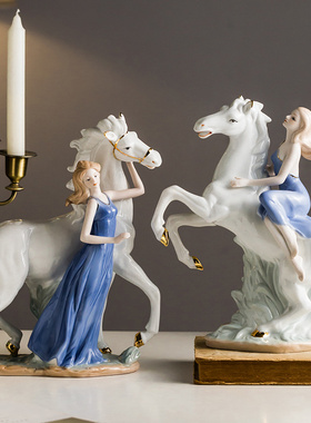 马摆件工艺品办公室酒柜装饰摆件客厅摆设马到功成开业招财礼品