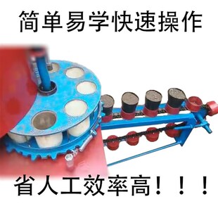 花卉土制钵机花盆基质装填机育苗基质装盆M机4p汽油发动机装杯机