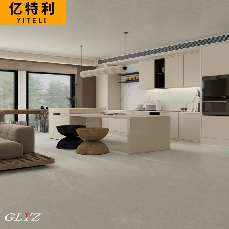 砂岩石瓷砖白胚质感砖750x1500卫生间墙砖民宿风酒店地砖600x1200