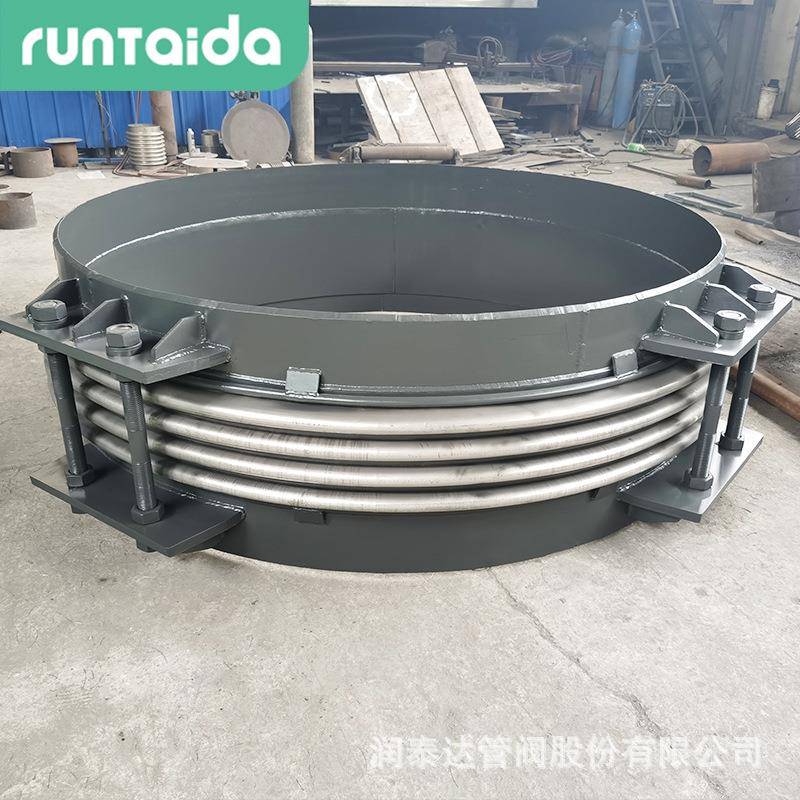 除尘管道圆形不锈钢伸缩节金属波纹膨胀节烟风道矩形波纹补偿器
