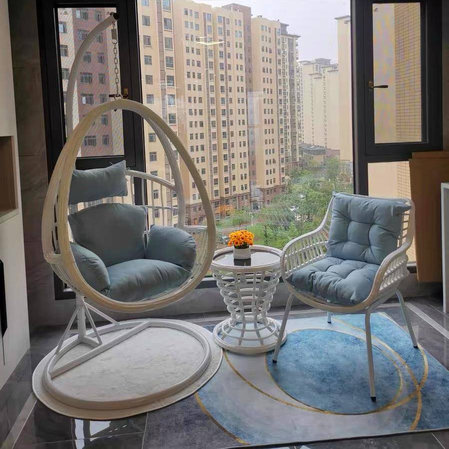 吊椅户外秋千吊篮藤椅家用休闲懒人室内阳台鸟巢椅吊床摇篮椅摇椅