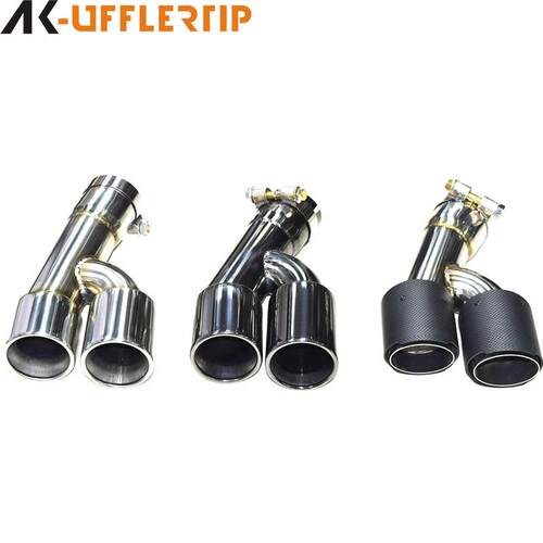 适用于宝马3系320li318i316排气管尾喉改装328单边双出尾嘴F30F35