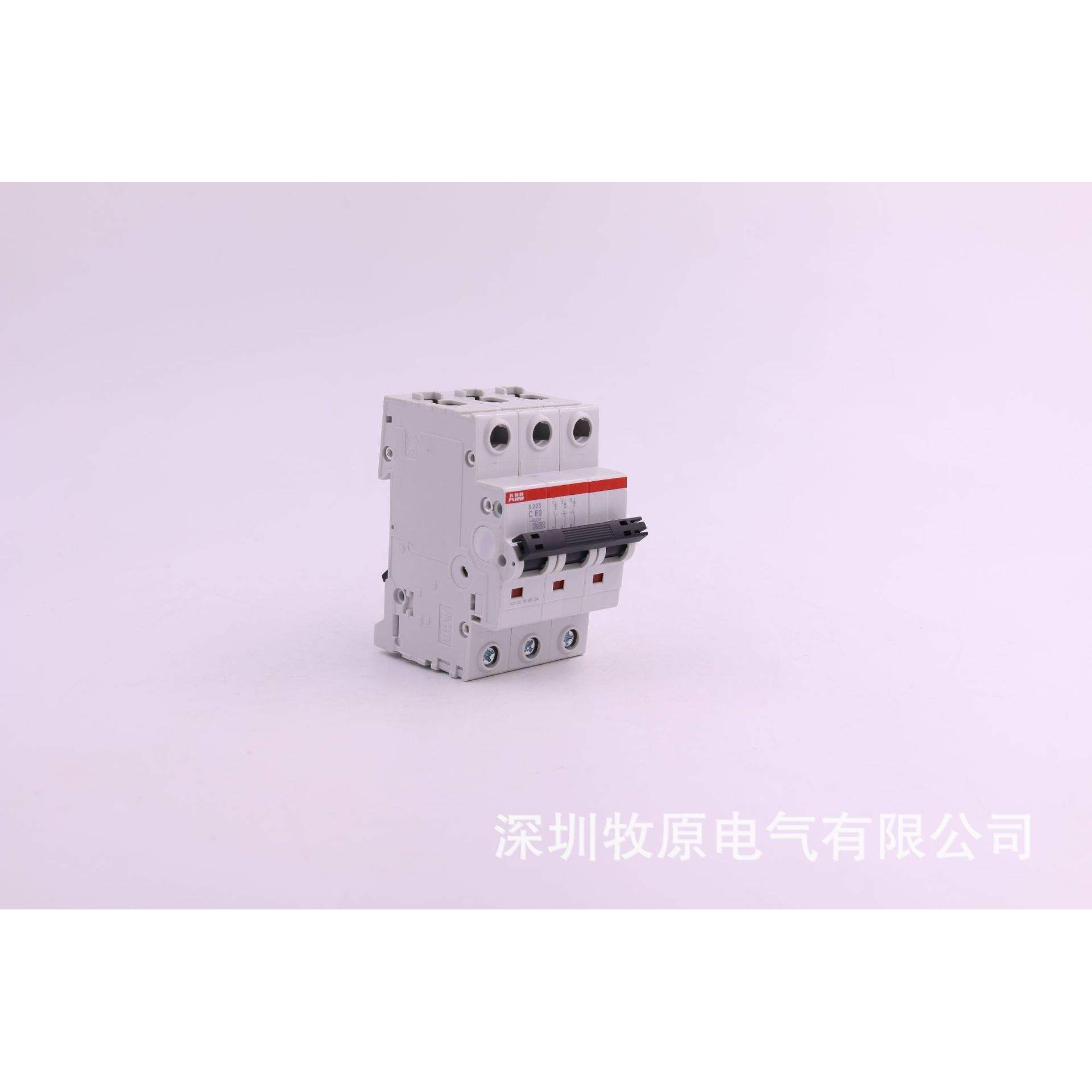 ABB微型断路器S200系列6KA空气开关3P C特性 80A S203-C80