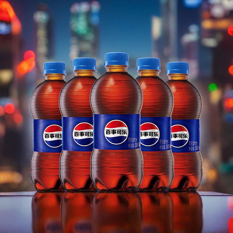 百事可乐300ml*6瓶碳酸饮料原味