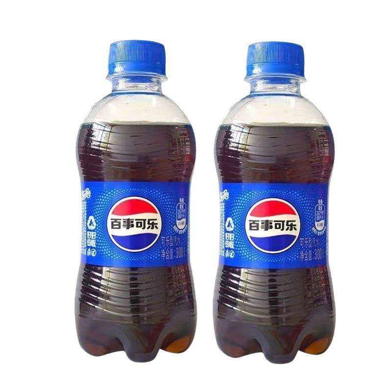 百事可乐300ml*2小瓶装经典原味美年达七喜汽泡水碳酸饮料饮品yb