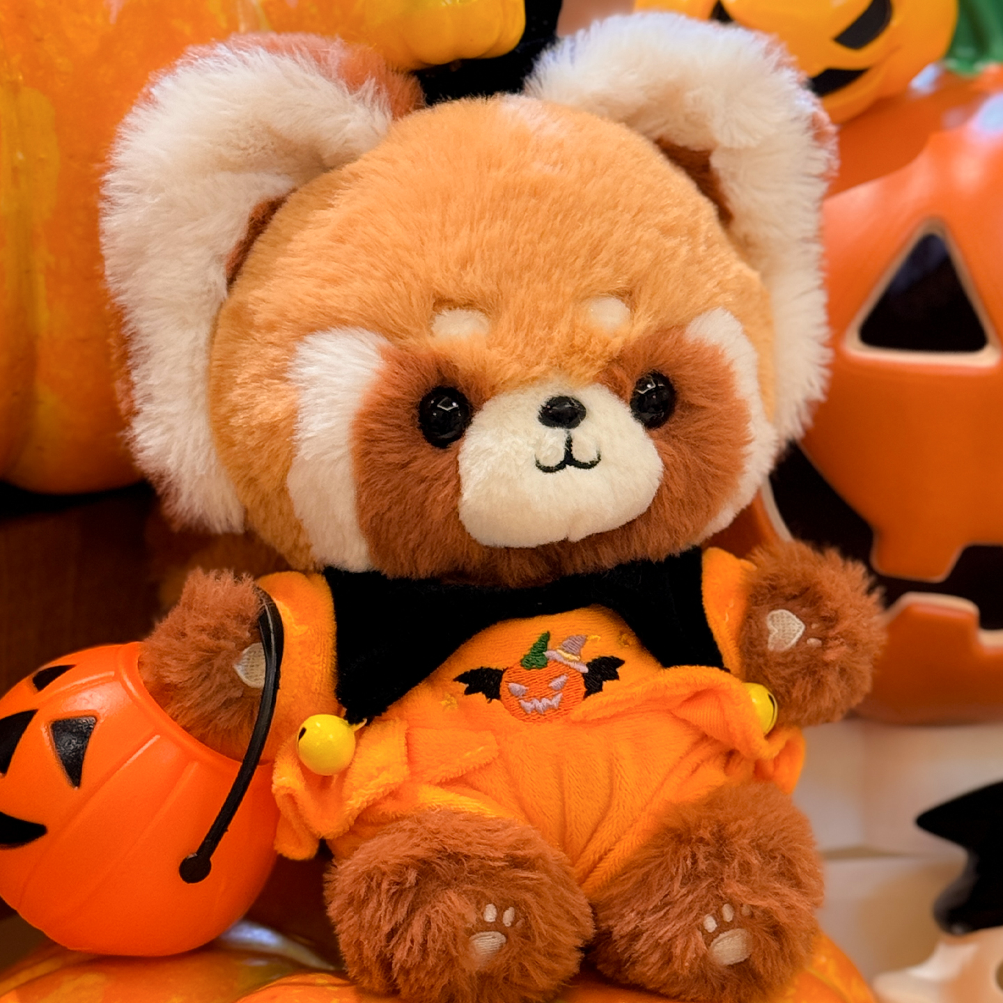 熊猫和朋友们小熊猫万圣节毛绒玩偶送女生女朋友生日礼物可爱玩具