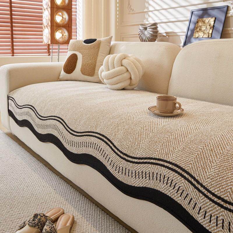 高级感皮沙发垫四季通用2025新款固定防滑直排冬季坐垫子盖布套罩