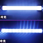 鱼缸灯led灯防水节能照明超亮小型鱼缸灯led硬灯条5630铝槽12v灯