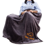 小毛毯办公室午睡毯春秋珊瑚绒冬季 加厚单人盖腿空调沙发午休毯子