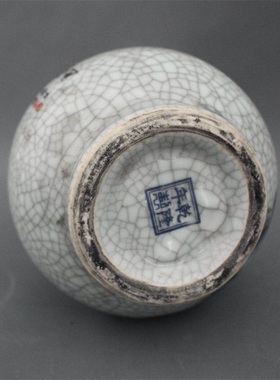 景德镇仿古陶瓷乾隆粉彩彩龙戏珠图葫芦摆件家居装饰展柜收藏做旧