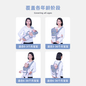 背带婴儿外出简易轻便透气网前抱式 抱娃神器 多功能宝宝初生儿夏季