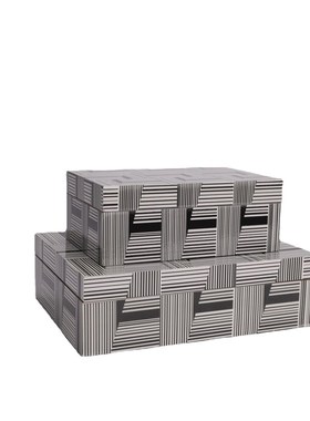 中式简约收纳盒首饰盒摆件售楼部样板间软装饰品摆件