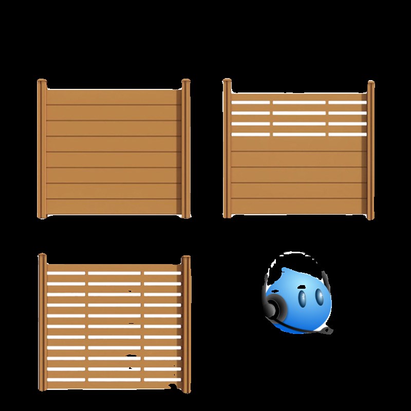 户外塑木围栏庭院花园院子栅栏扶手室外防腐共挤一代二代护栏厂家