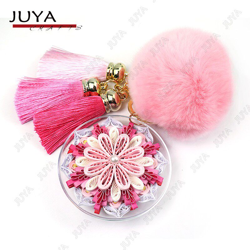 俊雅(JUYA)包邮风铃草衍纸挂件材料包立体衍纸挂饰DIY手工