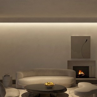 初识灯饰 线性灯嵌入式客厅吊顶灯带卧室过道条形铝槽洗墙线型灯