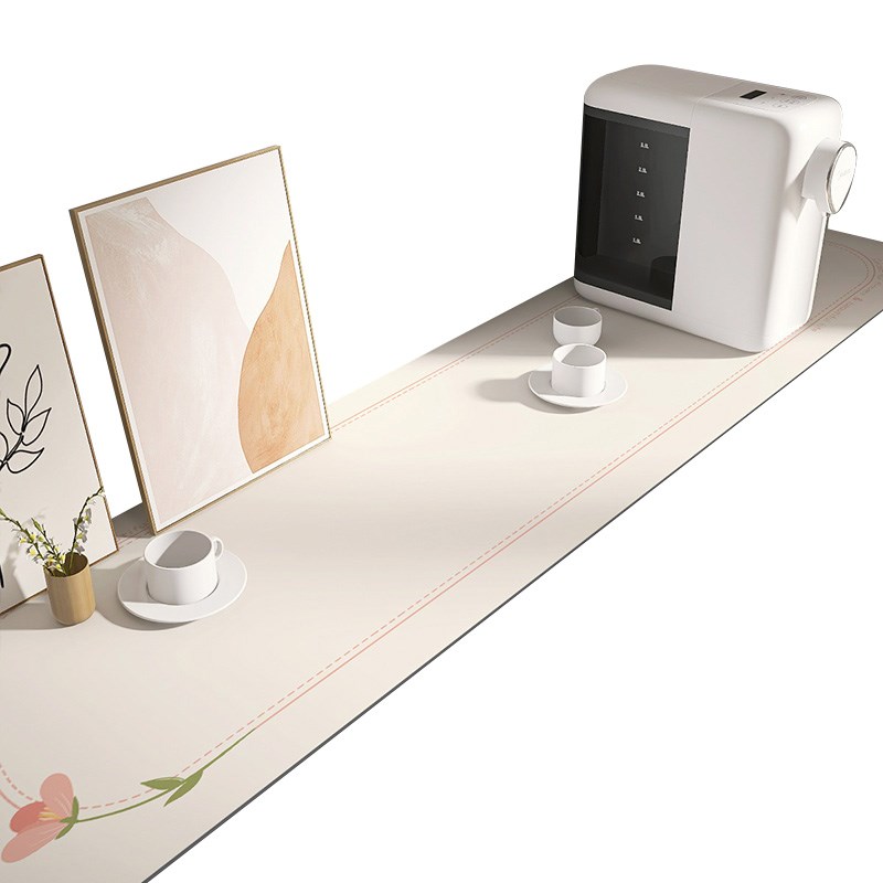 简约皮革鞋柜垫电视柜桌垫餐边柜桌床头柜防脏桌面保护垫台面盖布