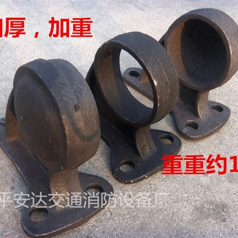 镀锌烤漆钢管挡轮杆 整套挡车器 车位定位器 倒车防撞杆2寸2.5寸