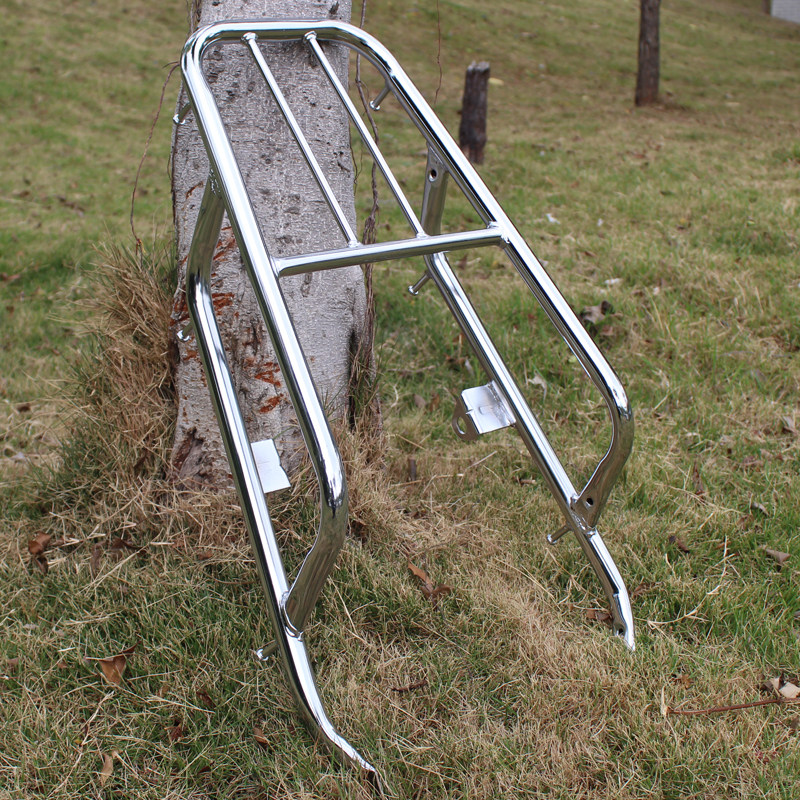 珠江太子摩托车货架 GN125 HJ125-8 后货架后尾架后箱架加厚管架