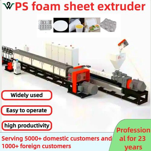 PS Foam Fast Food Box Fully Automatic Sheet Extruder