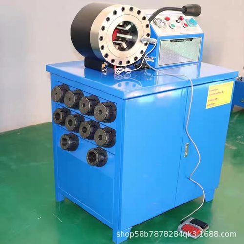 液压油管扣压机大棚钢管缩口机建筑压管机胶管锁管机金属管