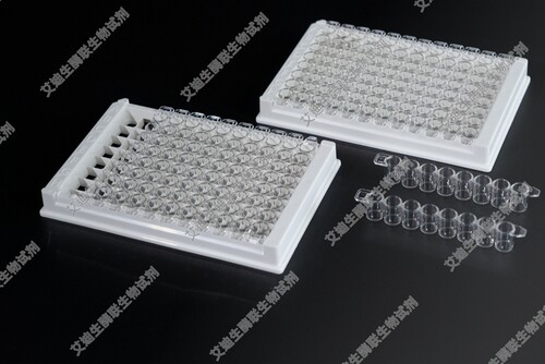 高吸附酶标板Elisa Plate灵敏度高 8联孔96T板条可拆卸高蛋白吸附