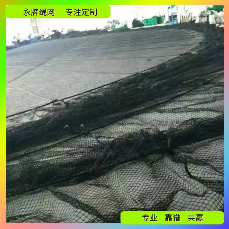 深海网箱 山塘水库农场鱼排养殖网兜 黑色HDPE聚乙烯尼龙渔池
