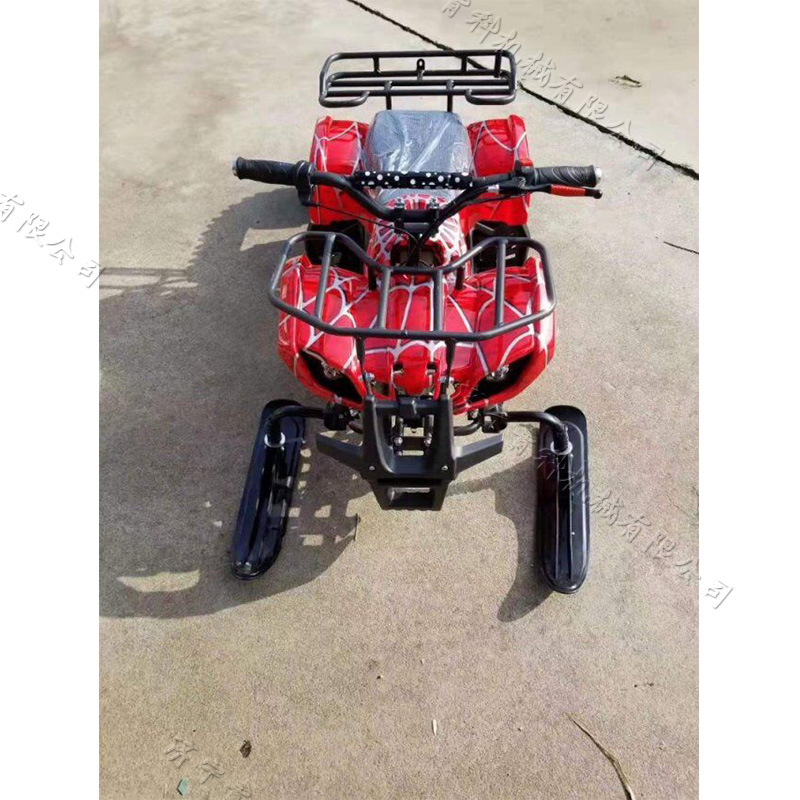 儿童乐园冬季滑雪车娃娃新年礼物雪地车汽油动力雪橇车雪地小摩托