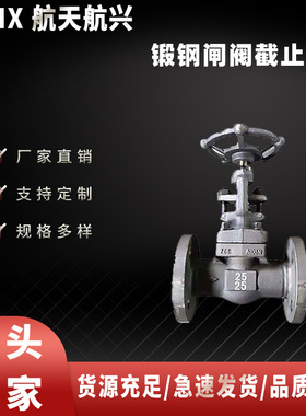 航天航兴   锻钢闸阀截止阀不锈钢Z41H_Y-40_64_100C硬度高韧性强